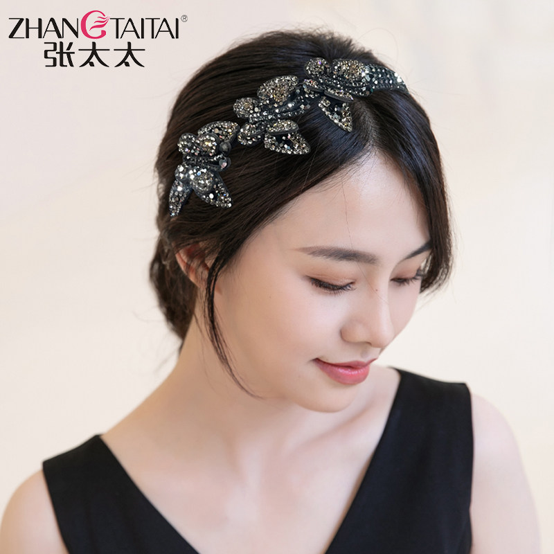 发箍女夏季碎发整理神器2023年新款头箍简约气质百搭发带蝴蝶发饰