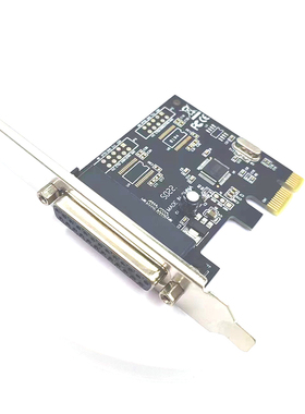 PCI-E并口卡 pcie转并口 25针lpt口 打印机接口卡　PCIE打印机卡