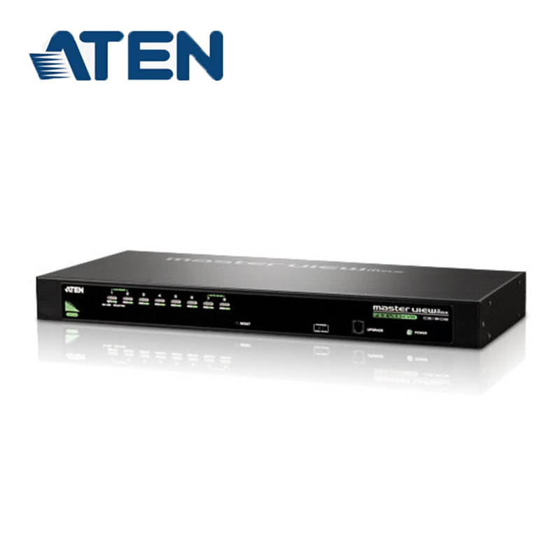 ATEN/宏正 多电脑切换器CS1308  8进1出PS2/USB VGA机架切换器8主机共用键盘鼠标显示器 网络设备/网络相关 电脑切换器/分配器 原图主图