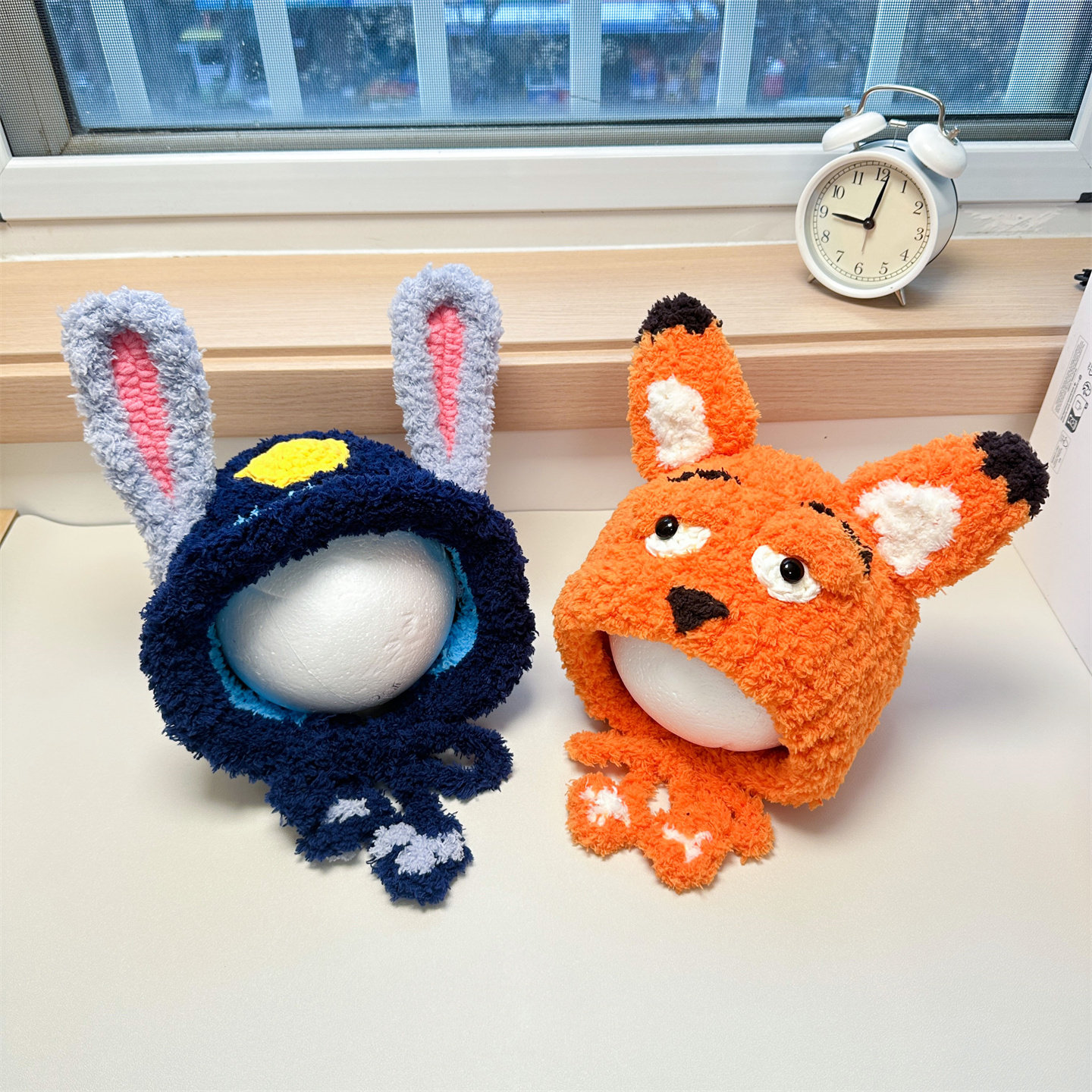 兔子警官朱迪尼克狐帽子手工diy钩织冬季绒绒线护耳帽自制材料包,服饰配件/皮带/帽子/围巾,DIY编织材料包,淘宝优惠券,粉丝福利购,淘宝优惠卷