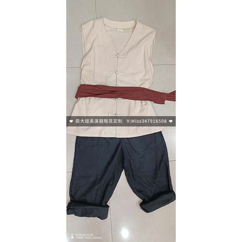定制 话剧百姓服民国农民演出服渔夫平民古代店小二衣服穷人家丁