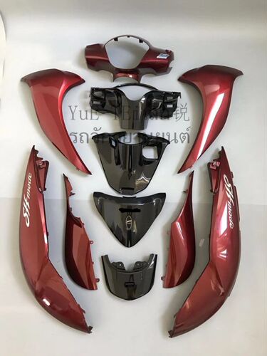 原装进口SHmode125 小S SH125 全车外壳 全车车板 至尊红 13-19年