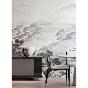 云涛Cloud plains 乘风破浪地中海定制壁画 卧室客厅沙发背景墙纸