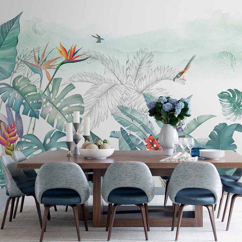 爱朵臻品无缝定制壁画 现代简约 美式轻奢 西韵花鸟果实风景壁画,家装主材,定制壁画,淘宝优惠券,粉丝福利购,淘宝优惠卷