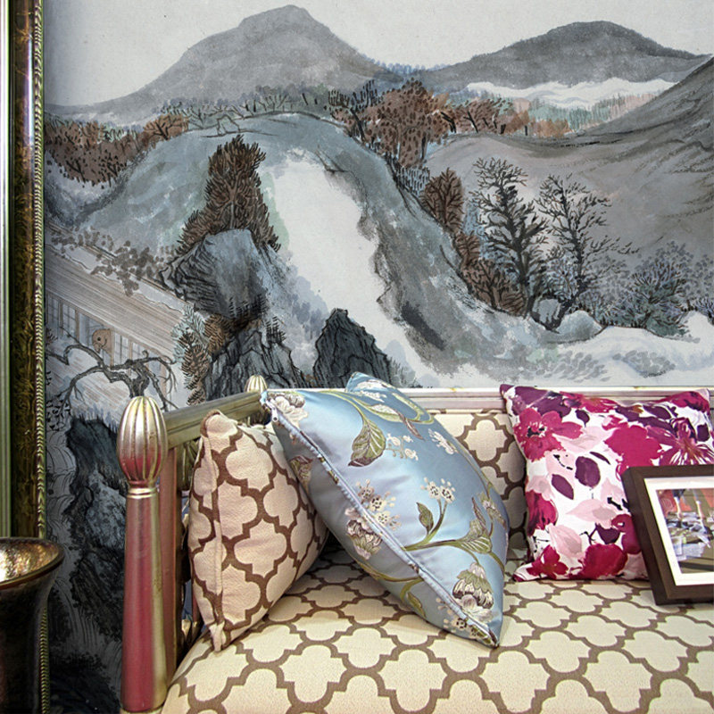 个性定制无缝壁画 太平广记五-六电视背景墙纸 卧室客厅大型壁纸