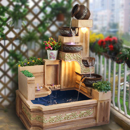 欧式流水装饰品喷泉客厅家居室内餐馆加湿器田园阳台鱼池陶罐景观在类目 家居饰品, 摆件中 - 来自Buy2taobao.com提供专业的淘宝代购服务