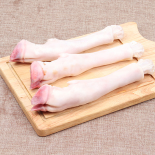 羊蹄冷冻生羊爪新鲜商用卤烧烤食材整只山羊蹄子冰冻带筋羊脚8只