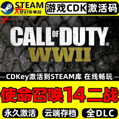 使命召唤14二战steam激活码