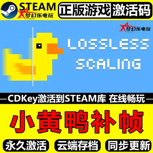 Lossless Scaling 小黄鸭补帧Steam激活码CDKey入库游戏无损缩放