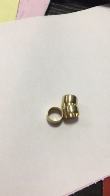 卡套油令头密封圈介子卡箍 油管铜管箍卡套铜卡箍 双锥铜管配件