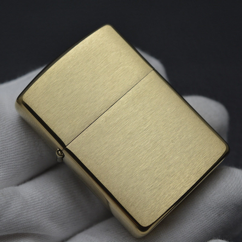 zippo打火机之宝黄铜拉丝盔甲机加厚铜机168/银色盔甲镜面167正版