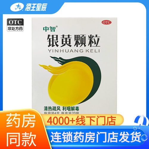 [中智]银黄颗粒4g*20袋/盒