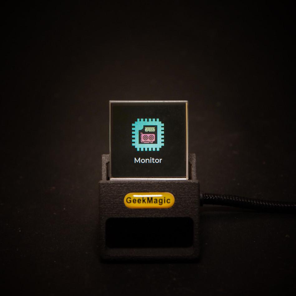 稚晖君HoloCubic透明小电视时钟桌面摆件男女朋友潮玩礼物棱镜