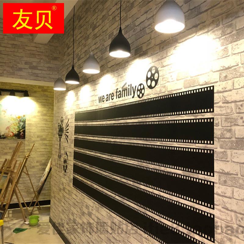 电影胶片胶卷照片墙贴纸 公司团队相片框贴同学员工风采文化墙贴