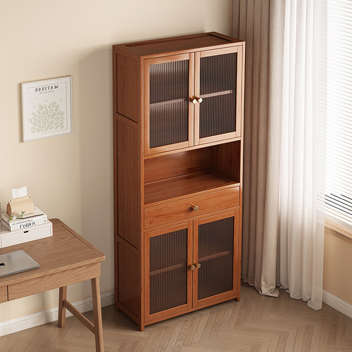 柏斯町书柜家用落地置物架储物柜