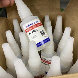 卡夫特胶水k-4406快干瞬干胶塑料橡胶PP PTFE硅橡胶粘接剂瞬间胶