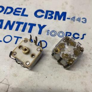 CBM-443 AMFM收音机薄膜可变电容器 四联PVC可变电容 老货