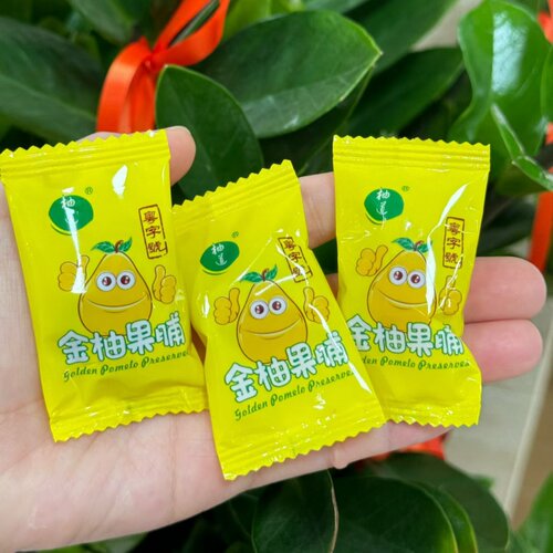 广东梅州金柚果脯客家柚皮海盐味独立包装300g柚子蜜饯