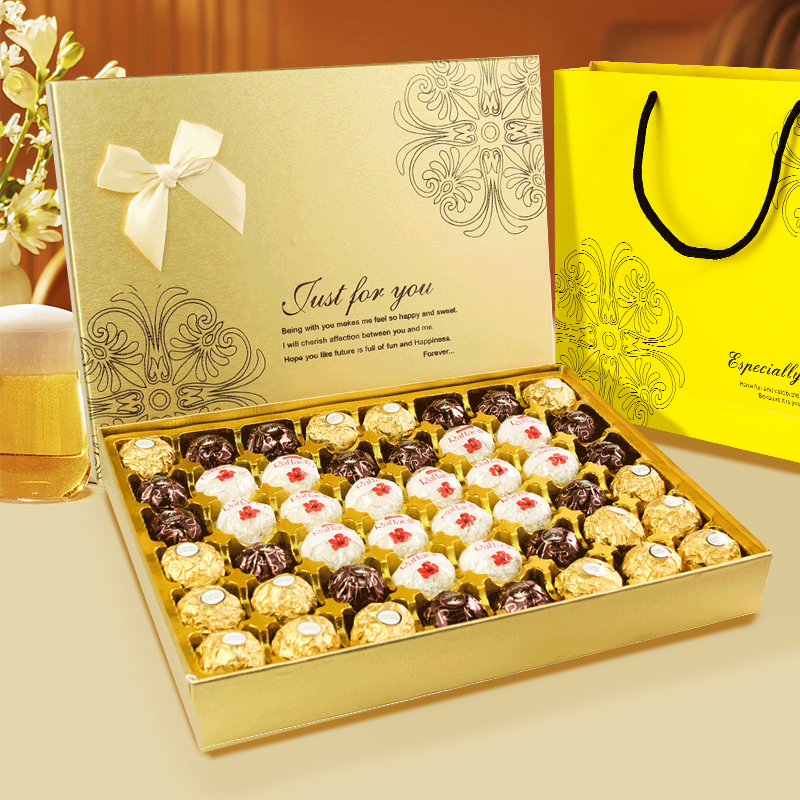 正品费列罗巧克力礼盒装高档礼物