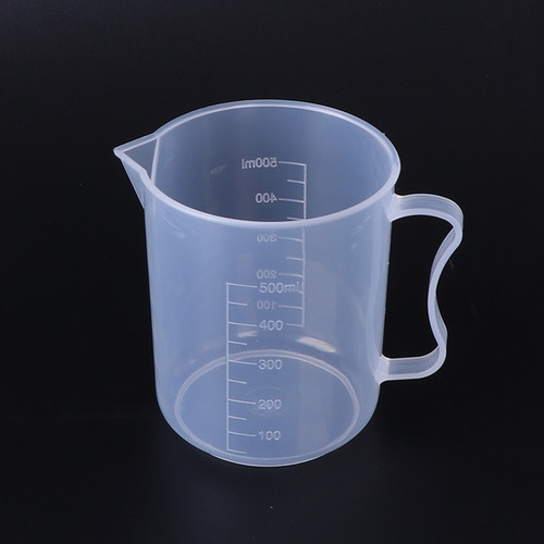 塑料量杯500ml毫升加厚带盖