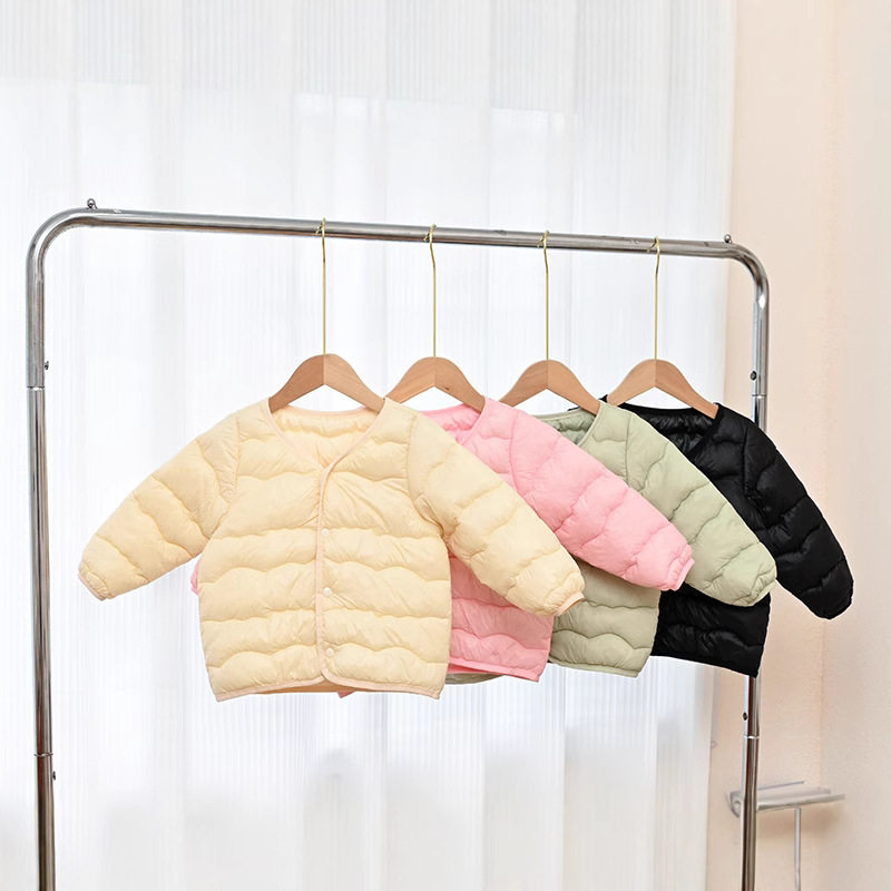 儿童羽绒棉服内胆童装宝宝棉衣儿童羽绒内胆男女童轻薄校服内穿
