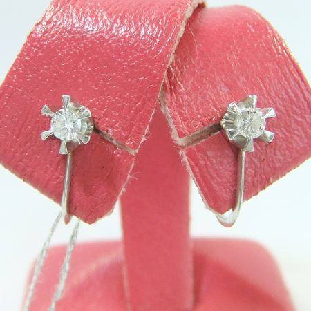 Japan Used Jewellery Authenticity Agency purchase technology PT900 Platinum 20 White flash natural Diamonds Ear clipin the Jewelry/Diamond/Jade/Gold , Platinum/PT (New) , Earring  category - from Buy2taobao.com to provide professional Taobao agent buy service