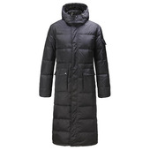 特价 羽绒服过膝带帽商务防寒服 超长款 148元 羽绒服男加厚加长大码