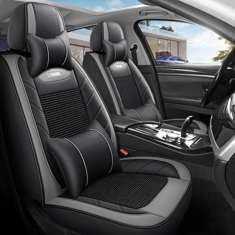 丰田花冠卡罗拉威驰致炫雅力士全包冰丝座套汽车坐垫四季皮革椅套