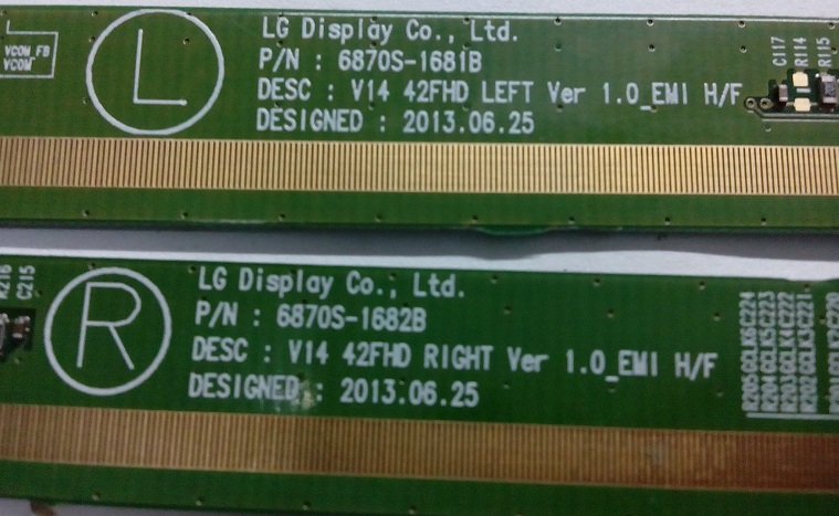 原装电视边板TAB测好发货