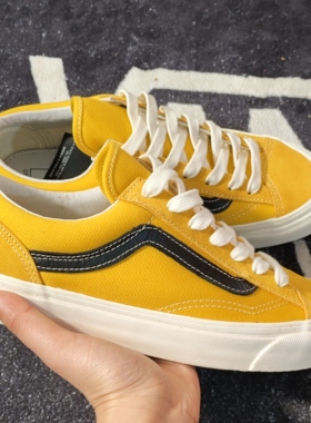 Vans范斯Style 36黄黑低帮复古休闲板鞋VN0A4BVEVZ6
