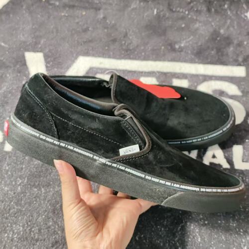 Vans x Sankuanz狗年联名黑丝绒一脚蹬懒人板鞋VN0A38F7PYD
