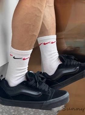 Sunny现货 VANS黑色KNU SKOOL男女休闲复古面包鞋板鞋VN0009QCBKA