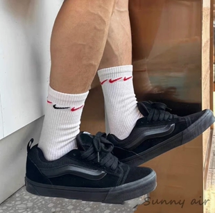 板鞋 SKOOL男女休闲复古面包鞋 VN0009QCBKA VANS黑色KNU Sunny现货