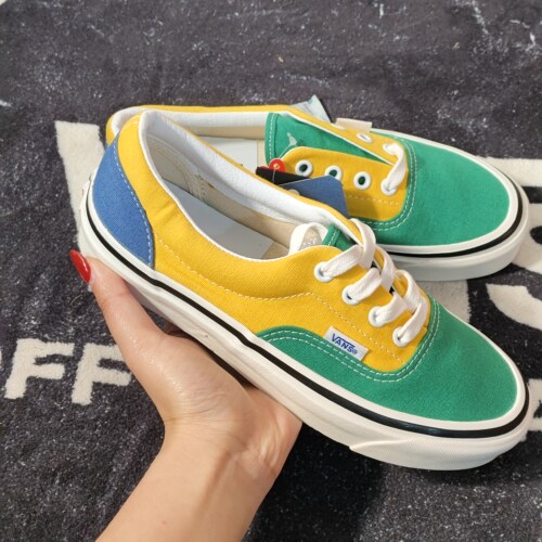 Vans Era 95 DX安纳海姆黄绿蓝拼色低帮休闲板鞋VN0A2RR1VY9