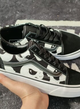 Vans范斯Old Skool夜光骷髅低帮休闲板鞋VN0A4BV5TB1