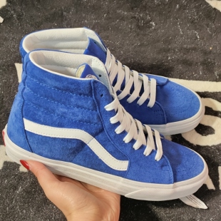 Vans Sk8-Hi 宝蓝色麂皮高帮板鞋VN0A4BV6V78男女同款休闲帆布鞋