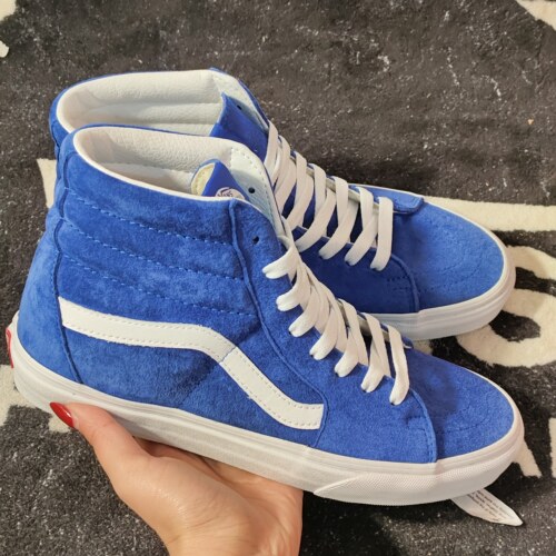 Vans Sk8-Hi 宝蓝色麂皮高帮板鞋VN0A4BV6V78男女同款休闲帆布鞋