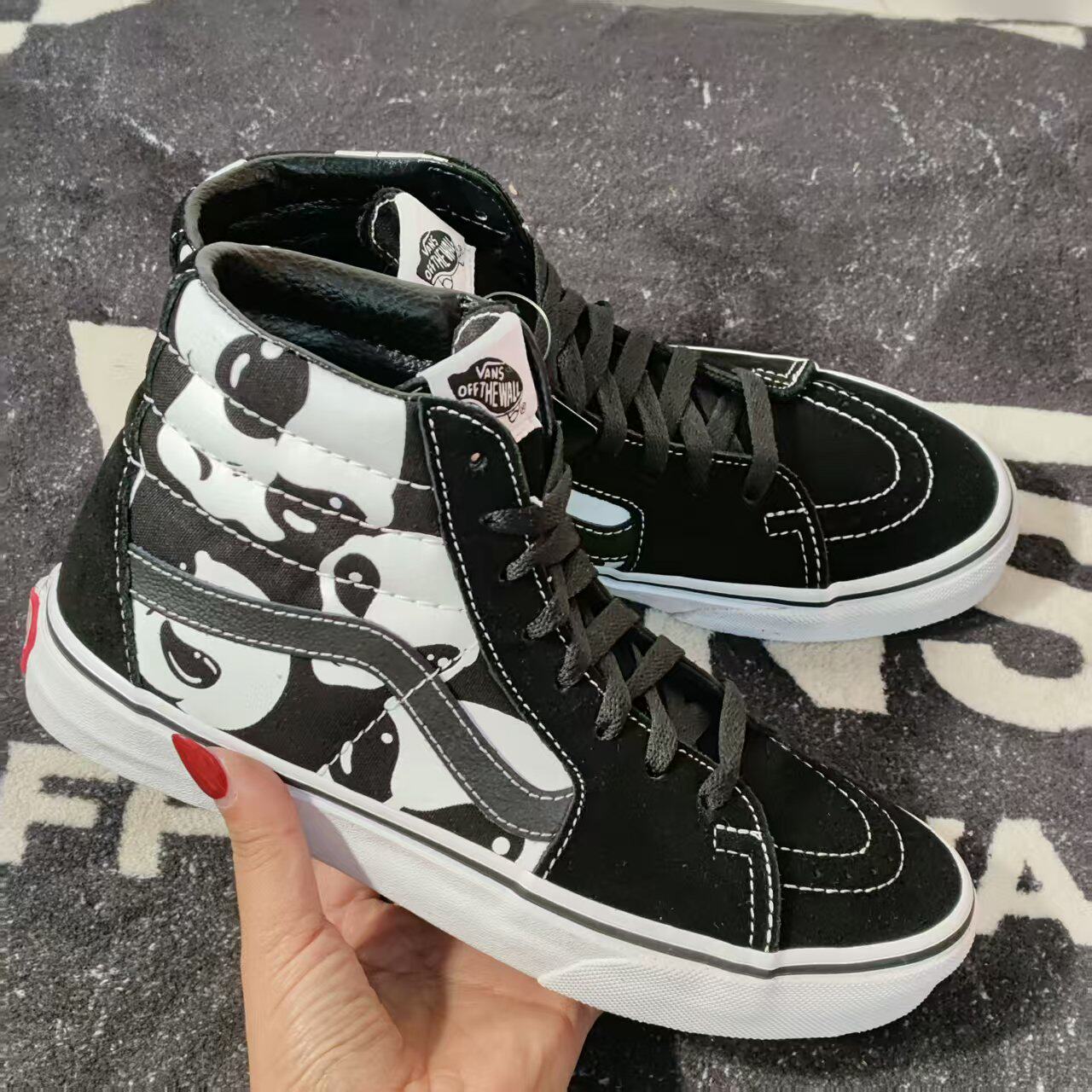 Vans SK8-HI外星人夜光高帮板鞋男女休闲帆布鞋VN0A4BV6TB1