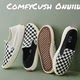 VN0A45J5R6R VANS Comfycush一脚蹬棋盘超轻软底男女鞋 Sunny限定