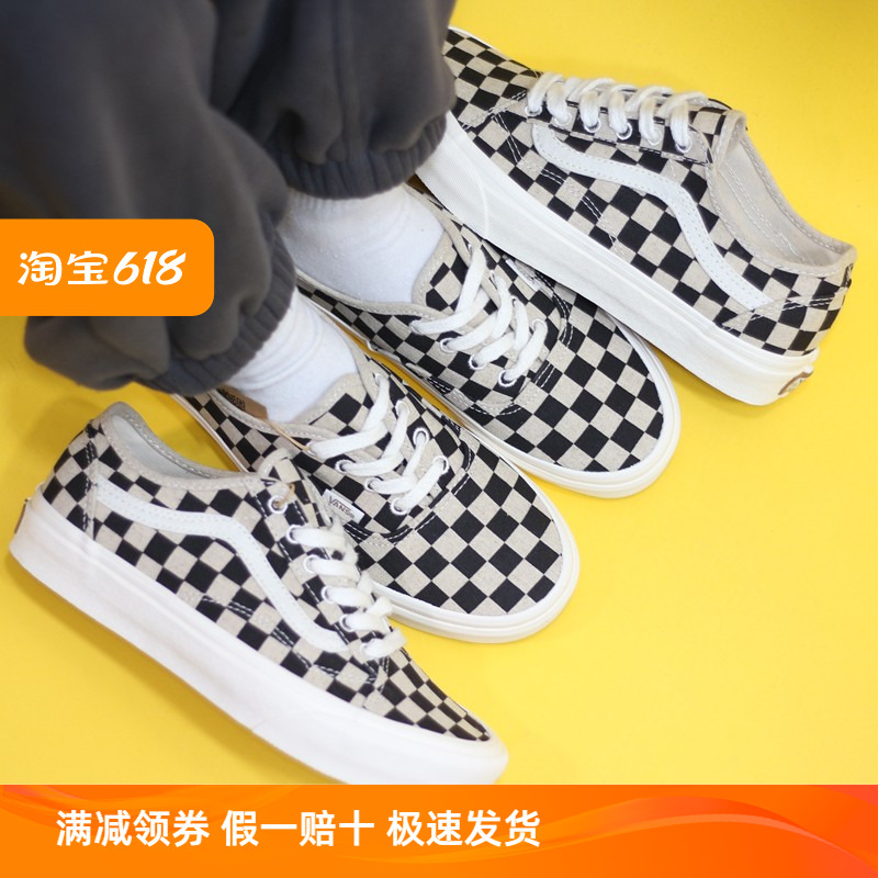 VANS经典款棋盘格低帮板鞋