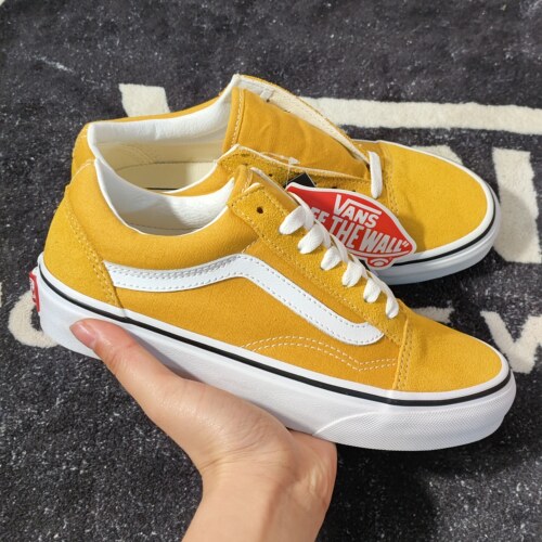 Vans Old Skool 姜黄白低帮滑板鞋 VN0A38G1VRQ