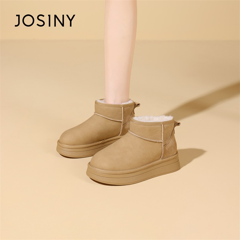 卓诗尼厚底雪地靴女款2