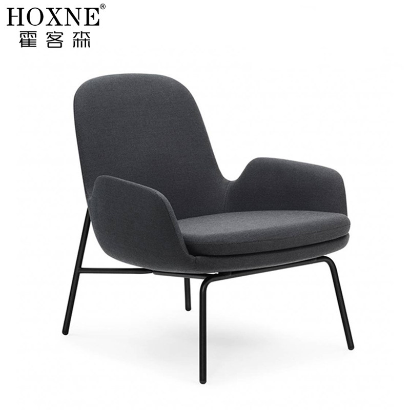 霍客森酒店家具定制北欧单人沙发椅轻奢椅子家用书房接待洽谈椅