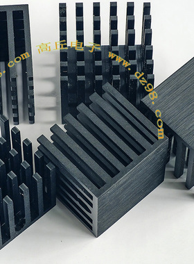 全新 AAVID 27x27x25  散热器 黑色 铝合金 散热片