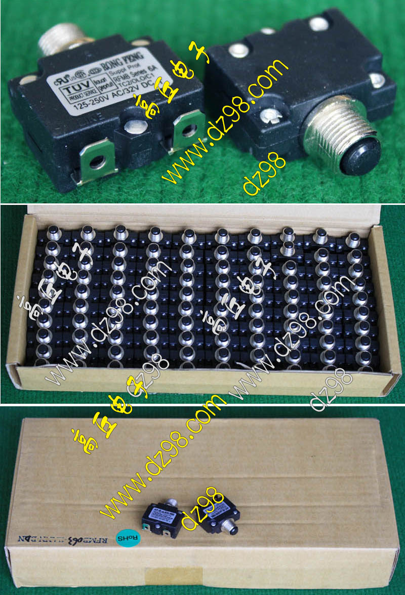 全新备件 AC125/250V-DC32V 6A 10A 15A免更换保险丝带安装螺母