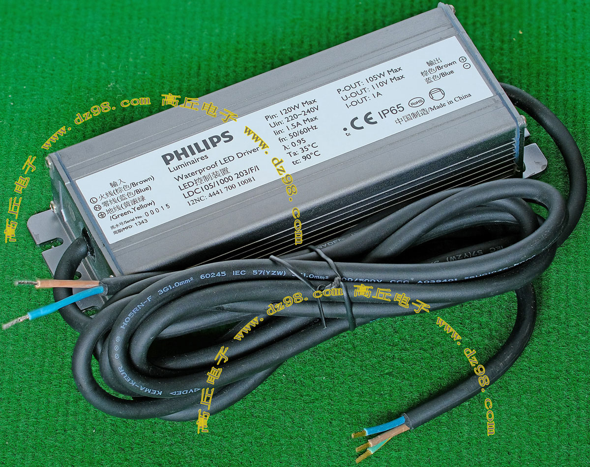LDC105/1000 203/F/I 110V 1A 105W LED灯 LED驱动恒流电源 IP65