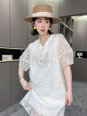 女夏季连衣裙新中式新中式