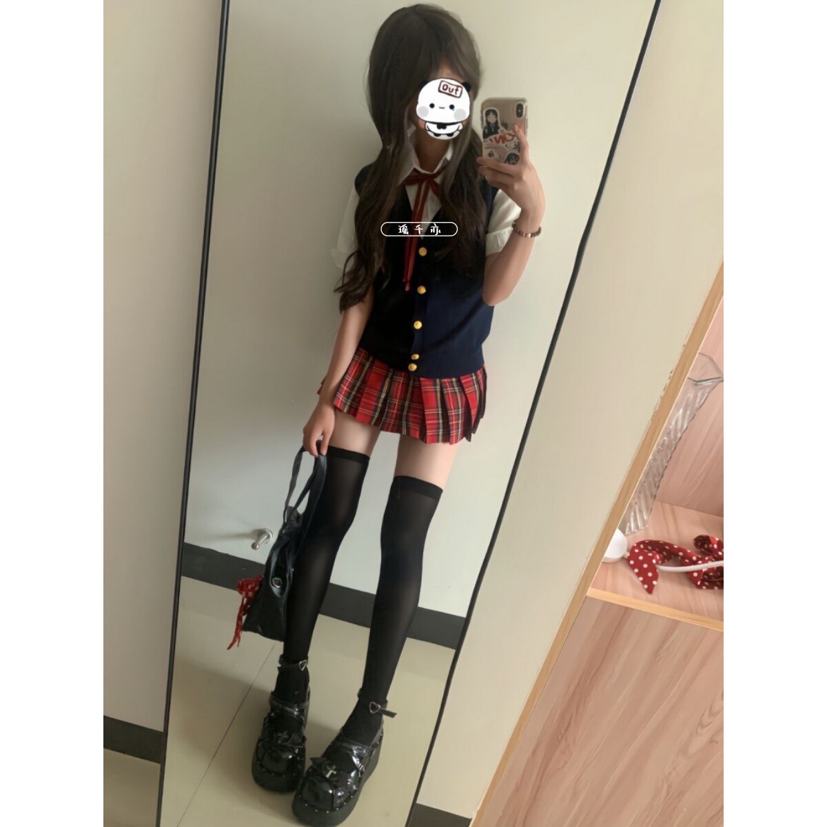 日系一整套JK学院jk制服套装学生纪州马甲背心基础款衬衣女百褶裙