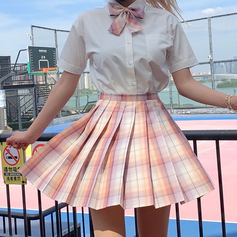 『橘月十八』JK制服套装粉春款原创正品全套日系女学生套装百褶裙