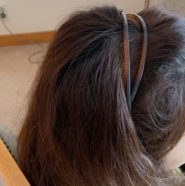 韩国进口百搭外出带齿防滑压发头箍束发带发卡发箍女洗脸水钻醋酸